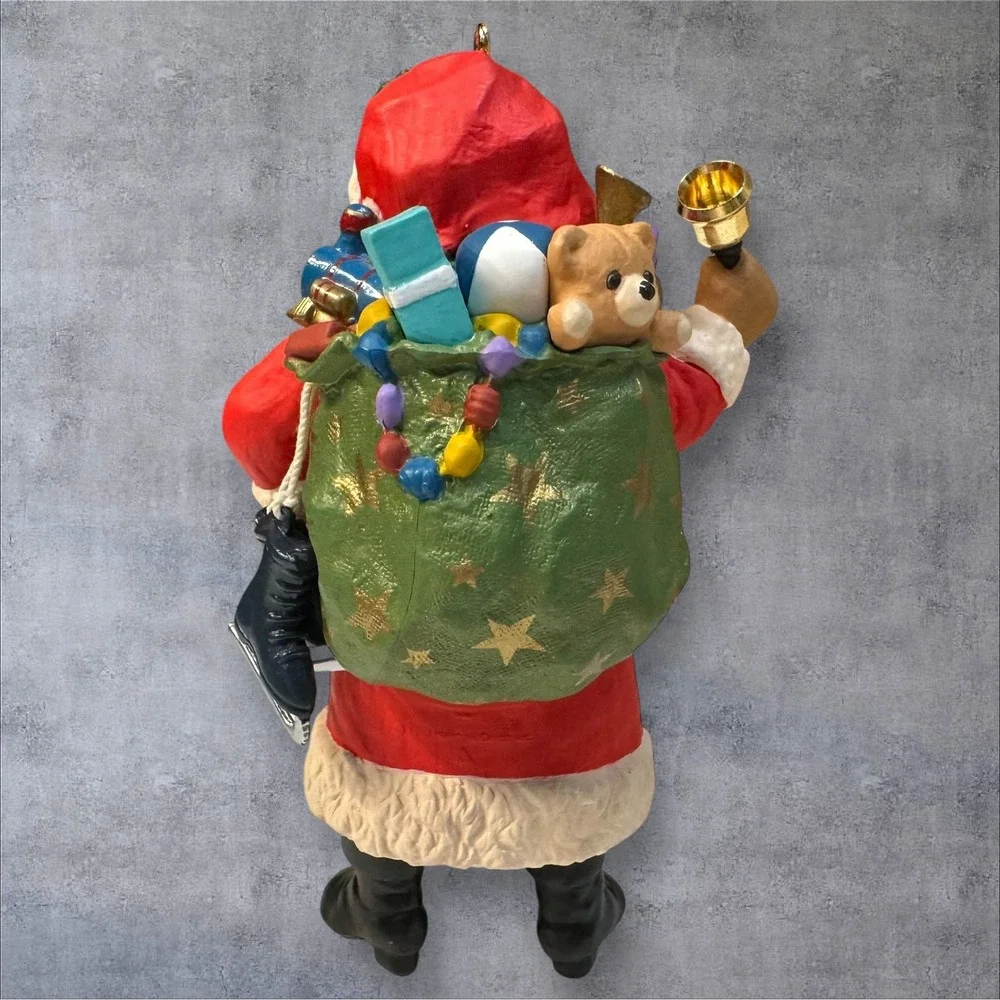 Hallmark Keepsake Merry Olde Santa Ornaments 1992 & 1993 w/ Boxes Lot of 2‎